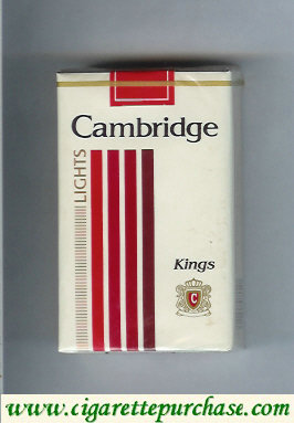 Cambridge Lights cigarettes king